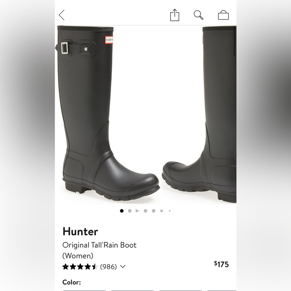 Hunter Original Tall Rain Boots